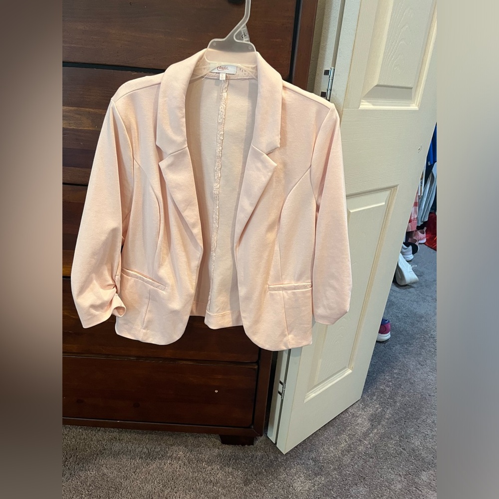 Pink blazer